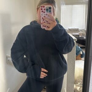 ALO Scholar Hooded Sweater Navy